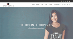 Desktop Screenshot of originclothing.com